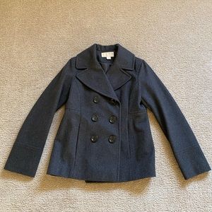 Michael Kors Gray Wool Coat